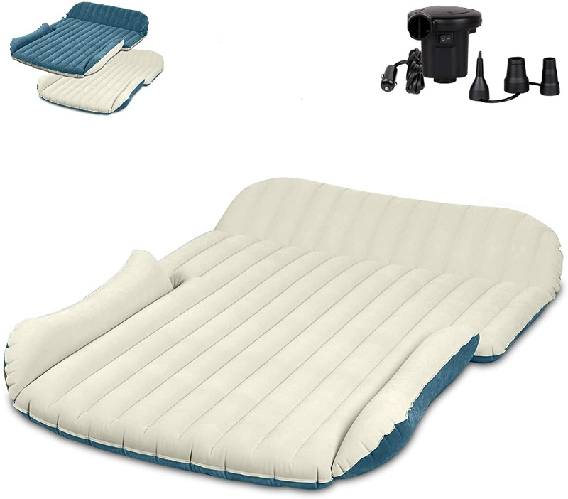 WEY&FLY SUV Air Mattress Thickened and Double-Sided Flocking Travel Mattres