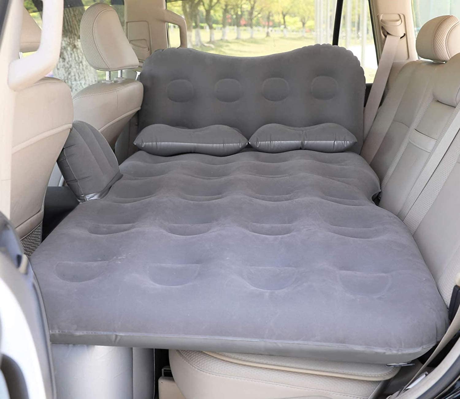 SAYGOGO Inflatable Car Air Mattress Travel Bed