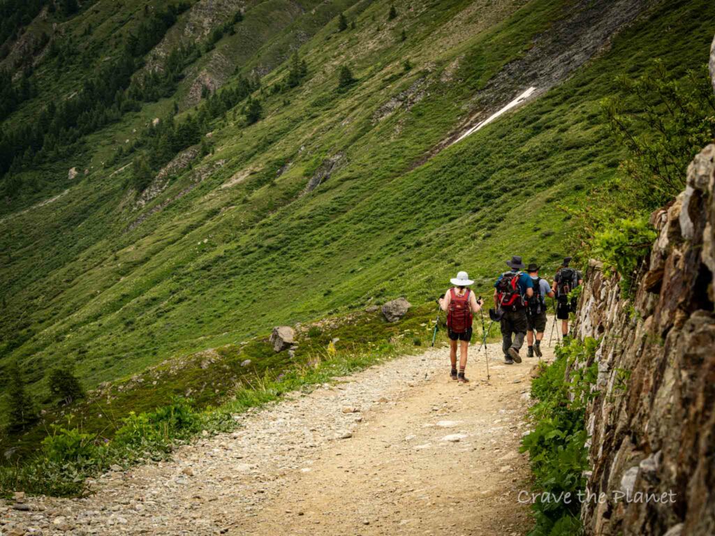 How Hard Is the Tour du Mont Blanc? our friends hiking it