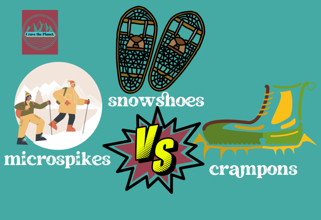 Microspikes vs Crampons vs Snowshoes 