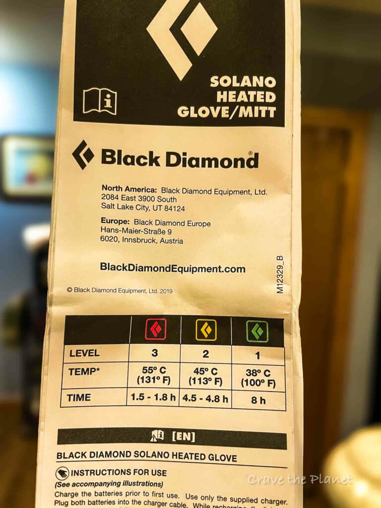 black diamond solano heatged mitts review