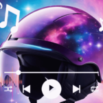 ski helmet headphone nebula