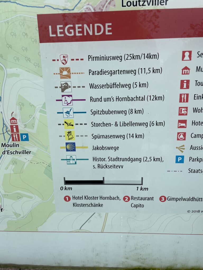 various trails in hornbach germany