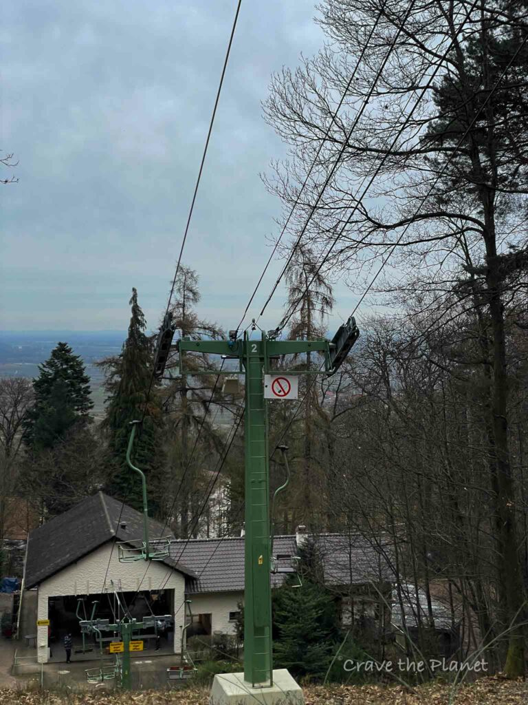 vineyard chairlift in germany 