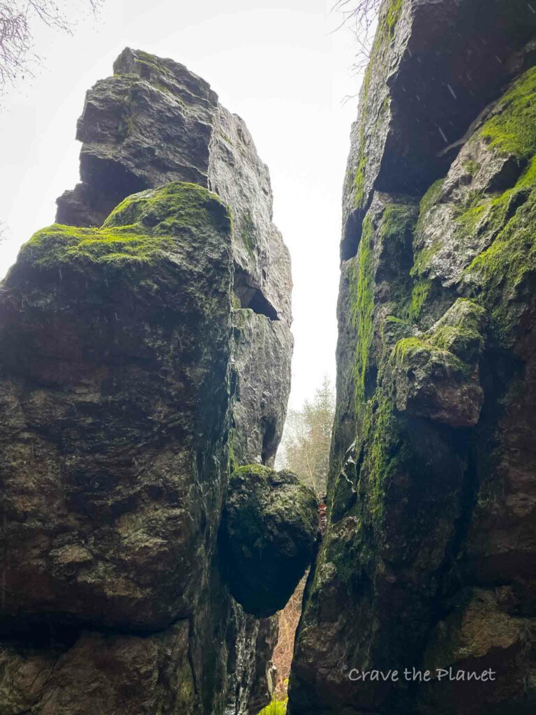 devils rock in german forest