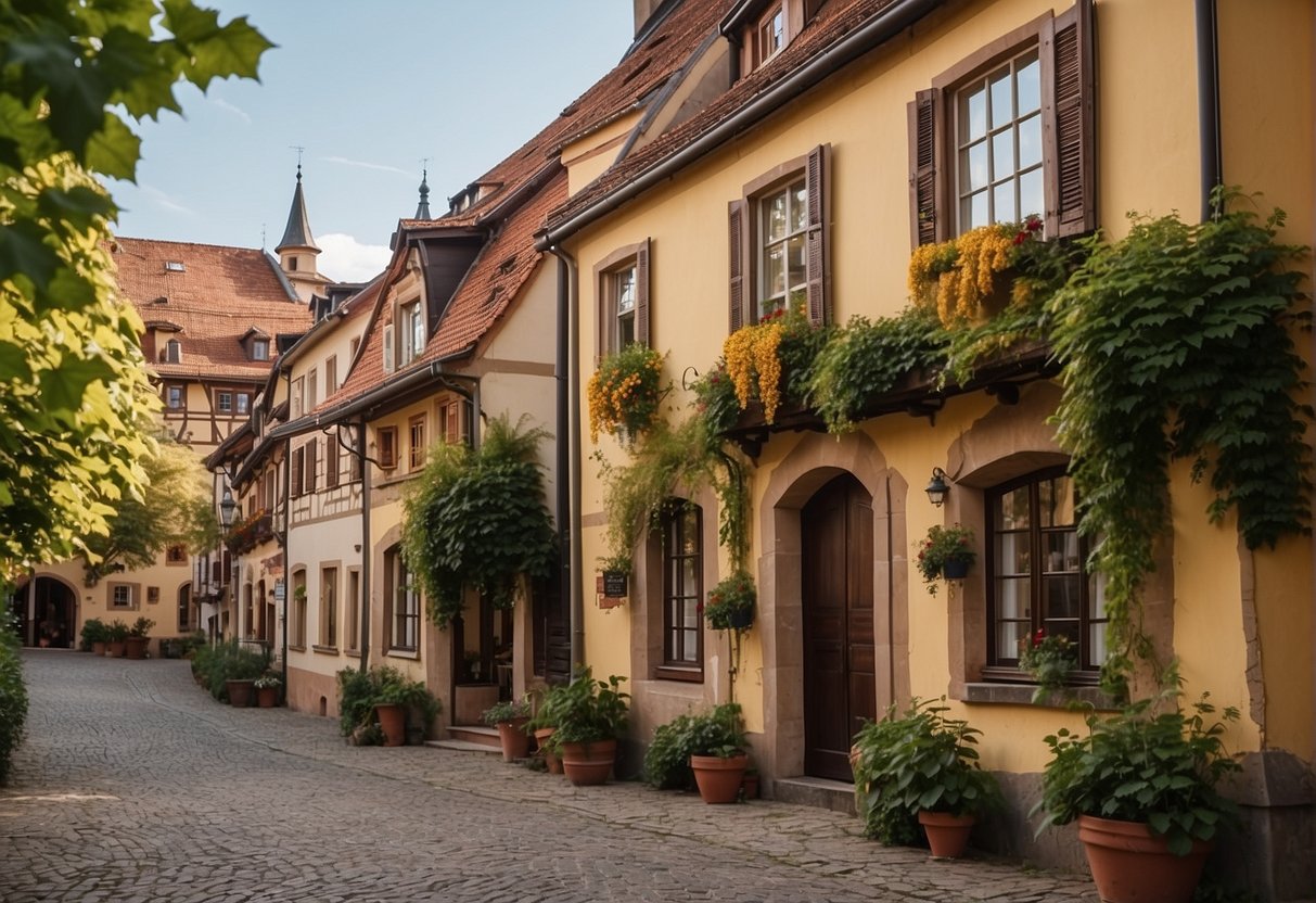 Neustadt an der Weinstrasse features charming vineyards and historic architecture, making it a picturesque destination worth visiting