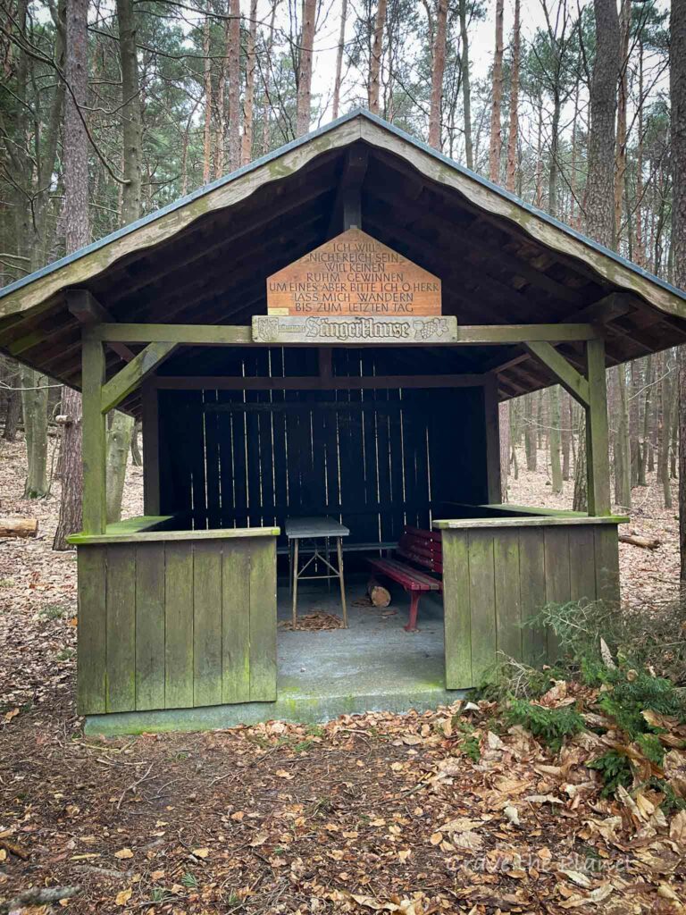 hutte in german forest 