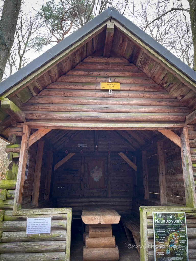 hutte in german forest
